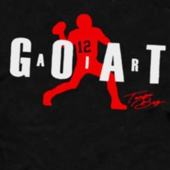12 Goat Air Rob Gronkowski Signature American Football Player Graphic T-Shirt166 - Picture 2 of 5